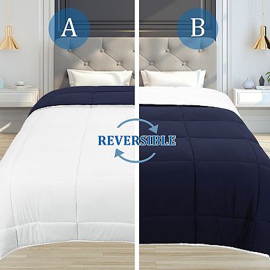 Soft Lightweight Down Alternative Reversible Comforter Queen Size