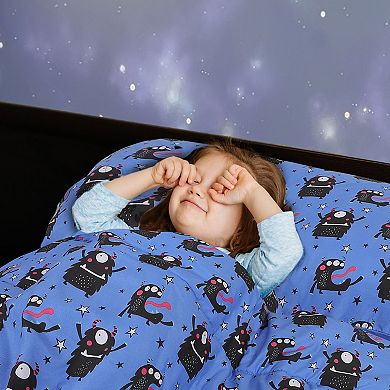 4 Piece Reversible Down Alternative Kids Bedding Comforter Set