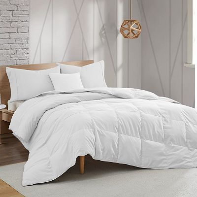 Down comforter without feathers best sale