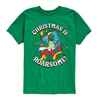 Disney / Pixar's Toy Story Rex Boys 8-20 Christmas Is Roarsome Graphic Tee
