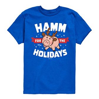 Disney / Pixar's Toy Story Hamm Boys 8-20 For The Holidays Graphic Tee
