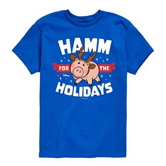 Disney / Pixar's Toy Story Hamm Boys 8-20 For The Holidays Graphic Tee