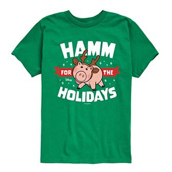 Disney / Pixar's Toy Story Hamm Boys 8-20 For The Holidays Graphic Tee