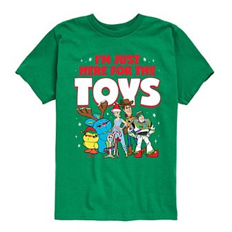 Disney / Pixar's Toy Story Boys 8-20 Here For The Toys Graphic Tee