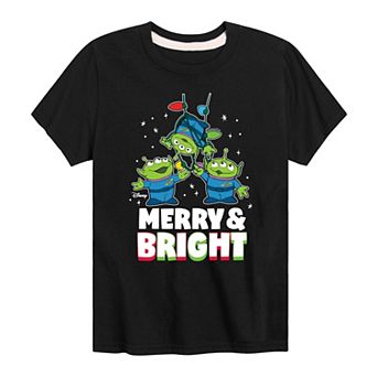 Disney / Pixar's Toy Story Aliens Boys 8-20 Merry & Bright Graphic Tee