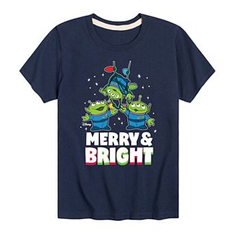 Disney / Pixar's Toy Story Aliens Boys 8-20 Merry & Bright Graphic Tee