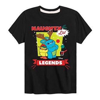 Disney / Pixar's Toy Story Boys 8-20 Naughty List Legends Graphic Tee