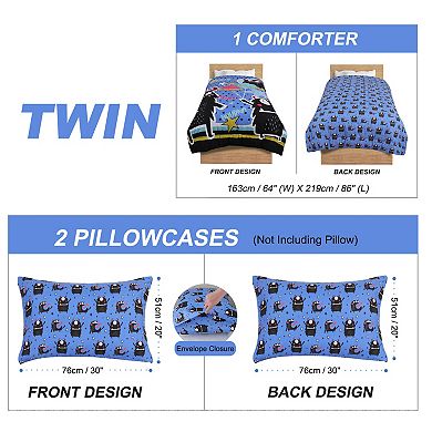 Reversible Down Alternative Kid's Comforter Set