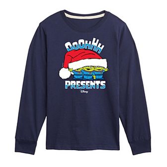 Disney / Pixar's Toy Story Aliens Boys 8-20 Ohhh Presents Long Sleeve Graphic Tee