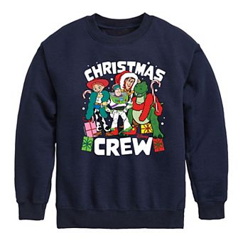Disney / Pixar's Toy Story Boys 8-20 Christmas Crew Fleece Sweatshirt