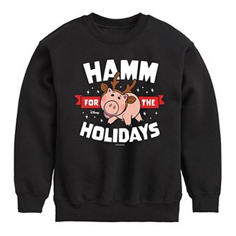 Disney / Pixar's Toy Story Hamm Boys 8-20 For The Holidays Fleece Sweatshirt