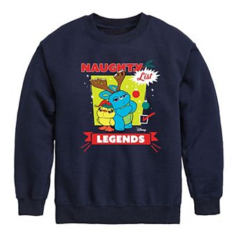 Disney / Pixar's Toy Story Boys 8-20 Naughty List Crew Fleece Sweatshirt