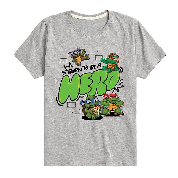 Teenage Mutant Ninja Turtles Boys T-Shirt with Short Sleeves, Sizes 4-18 