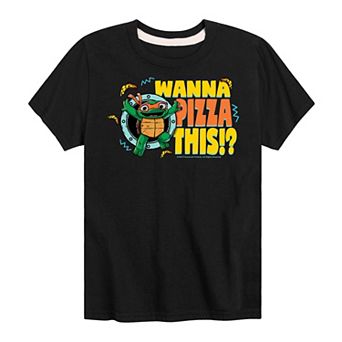 Boys 8-20 Teenage Mutant Ninja Turtles Mutant Mayhem Wanna Pizza This Graphic Tee