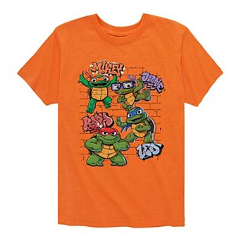 Boys 8-20 Teenage Mutant Ninja Turtles Mutant Mayhem Group Graphic Tee