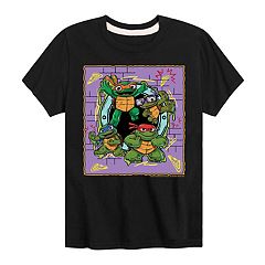 Teenage Mutant Ninja Turtles Michelangelo Leonardo Raphael Toddler Boys Fleece Pullover Hoodie and Pants Outfit Set Gray / Green 4T