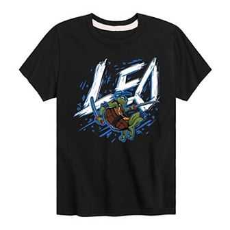 Boys 8-20 Teenage Mutant Ninja Turtles Mutant Mayhem Sketch Leo Graphic Tee