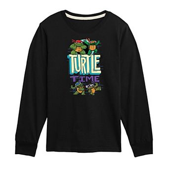 Boys 8-20 Teenage Mutant Ninja Turtles Mutant Mayhem Turtle Time Long Sleeve Graphic Tee