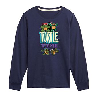Boys 8-20 Teenage Mutant Ninja Turtles Mutant Mayhem Turtle Time Long Sleeve Graphic Tee