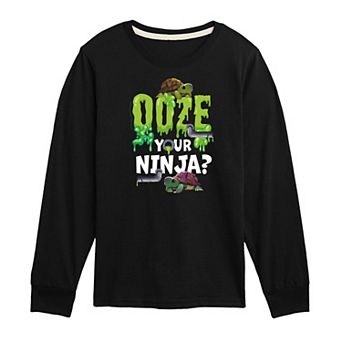 Boys 8-20 Teenage Mutant Ninja Turtles Mutant Mayhem Ooze Your Ninja Long Sleeve Graphic Tee