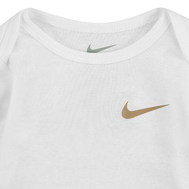 Baby Nike Long Sleeve 3-Pack Bodysuits
