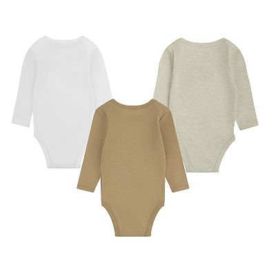 Baby Nike Long Sleeve 3-Pack Bodysuits