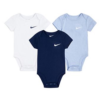 Baby Nike Short Sleeve 3-Pack Bodysuits