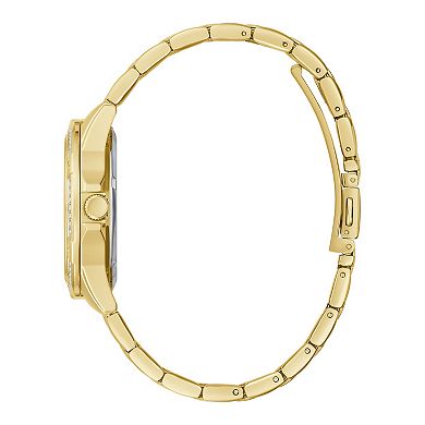 Caravelle by Bulova Women's Aqualuxx Crystal Accent Gold Tone Bracelet Watch - 44M116