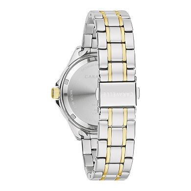 Caravelle by Bulova Women's Aqualuxx Two-Tone Crystal Accent Stainless Steel Watch - 45M120