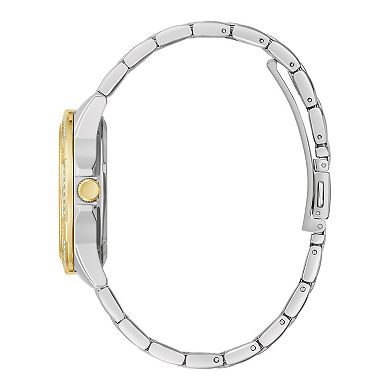 Caravelle by Bulova Women's Aqualuxx Two-Tone Crystal Accent Stainless Steel Watch - 45M120