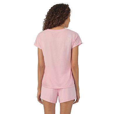 Women's Barbie® Cap Short Sleeve Pajama Tee & Pajama Shorts Set