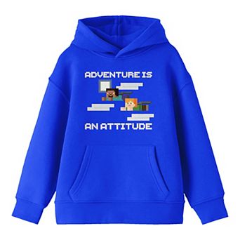 Boys 8-20 Minecraft "Adventure Is an Attitude" Graphic Hoodie
