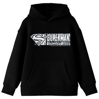 Boys 8-20 DC Comics Superman Man Of Steel Graphic Hoodie