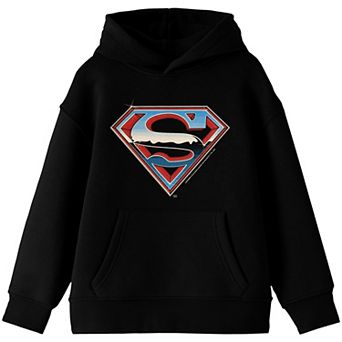 Boys 8-20 DC Comics Superman Elevated Logo Graphic Hoodie