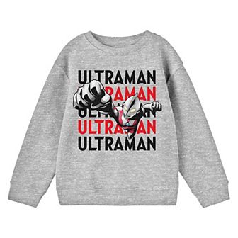 Boy's 8-20 Ultraman Flying Character Long Sleeve