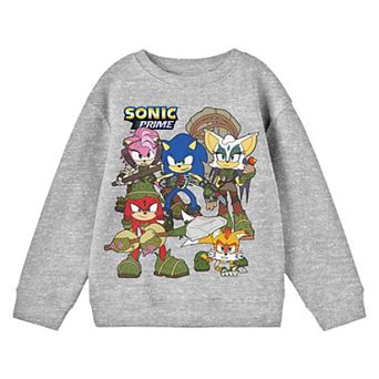 Boy's 8-20 Sonic Prime Group Character Long Sleeve