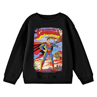 Boy's 8-20 DC Comics Superman Distressed Comic Long Sleeve