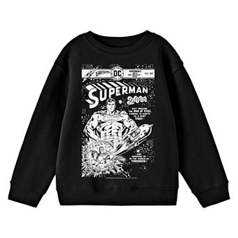Boy's 8-20 DC Comics Superman Comic Cover No. 829 Long Sleeve
