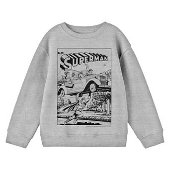 Boy's 8-20 DC Comics Superman Comic Cover No. 829 Long Sleeve