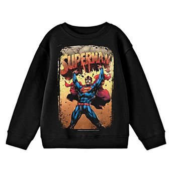 Boy's 8-20 DC Comics Superman Comic Cover No. 829 Long Sleeve