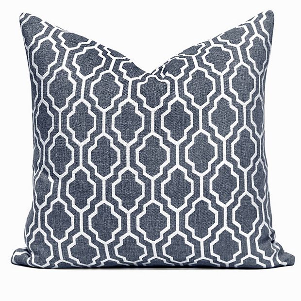 Kohls throw 2025 pillows blue