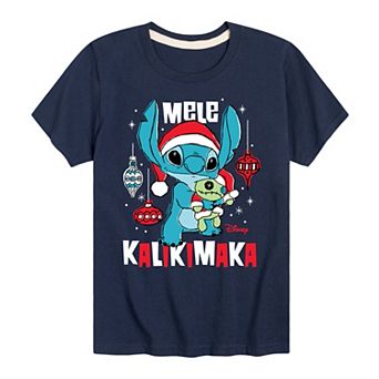 Disney's Lilo & Stitch Boys 8-20 Mele Kalikimaka Graphic Tee
