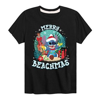Disney's Lilo & Stitch Boys 8-20 Merry Beachmas Graphic Tee