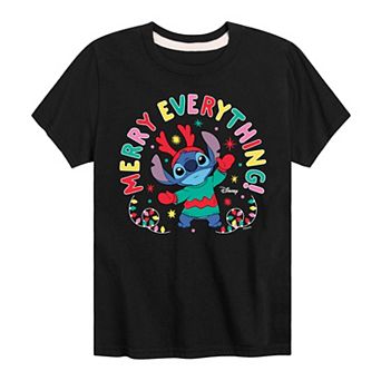 Disney's Lilo & Stitch Boys 8-20 Merry Everything Graphic Tee