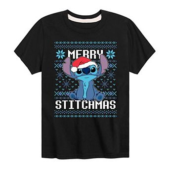 Disney's Lilo & Stitch Boys 8-20 Merry Stitchhmas Graphic Tee