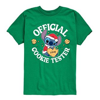 Disney's Lilo & Stitch Boys 8-20 Official Cookie Tester Graphic Tee