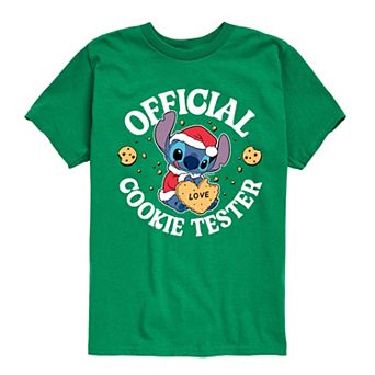 Disney's Lilo & Stitch Boys 8-20 Official Cookie Tester Graphic Tee