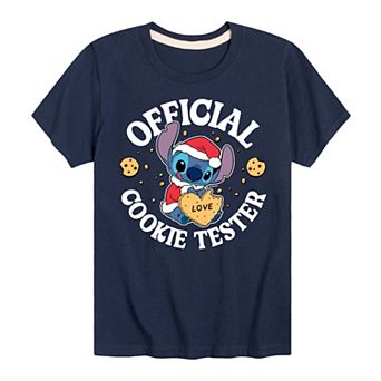 Disney's Lilo & Stitch Boys 8-20 Official Cookie Tester Graphic Tee