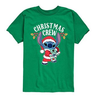 Disney's Lilo & Stitch Boys 8-20 Christmas Crew Graphic Tee