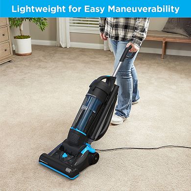 BLACK+DECKER??? UprightSeries Multi-Surface Upright Vacuum with HEPA Filtration (BDUR1-BLK)